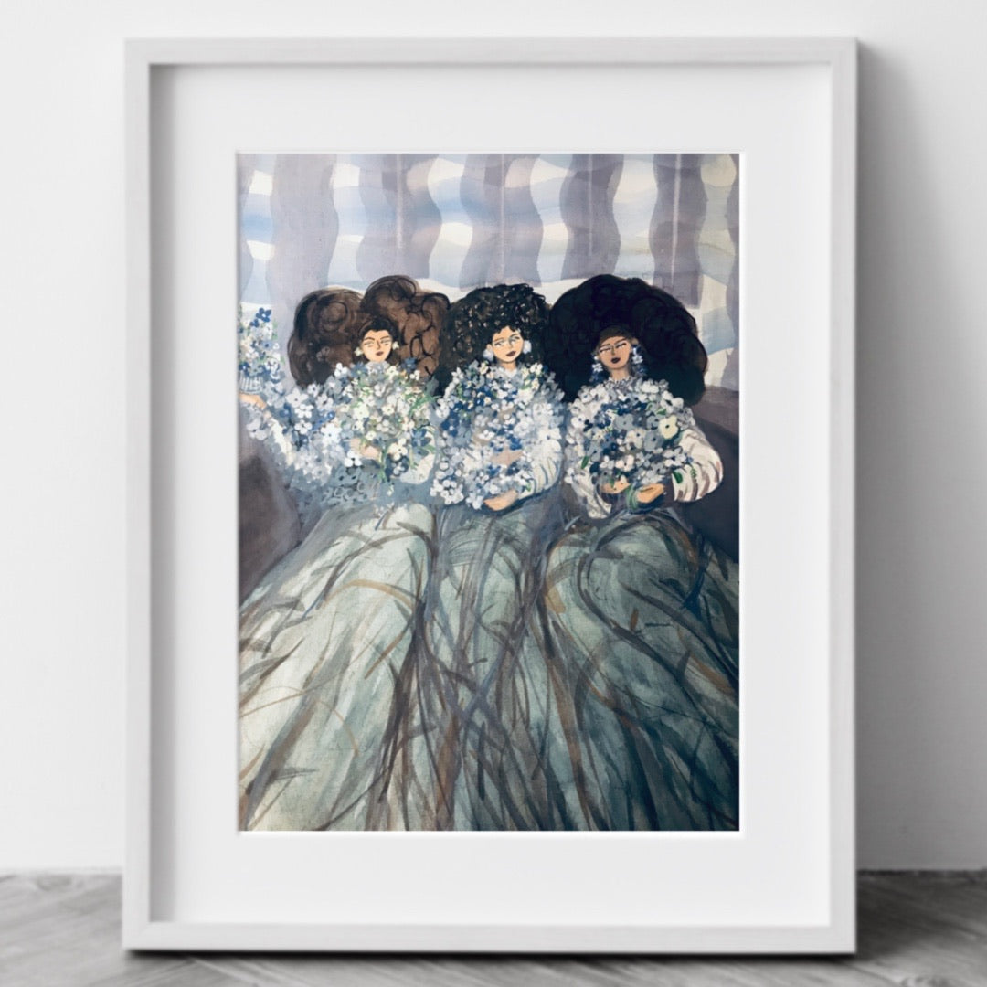 Bagel Girls - Art Print