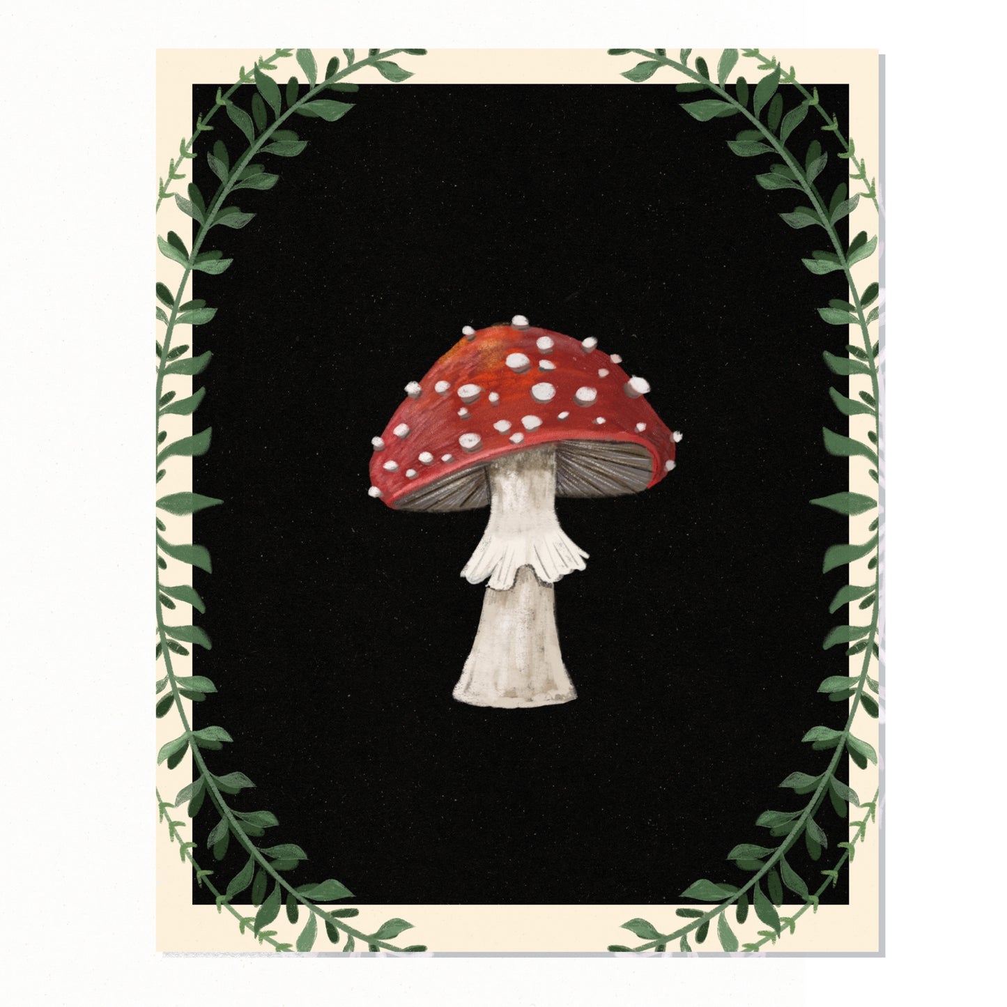 Mushroom Print - Art Print